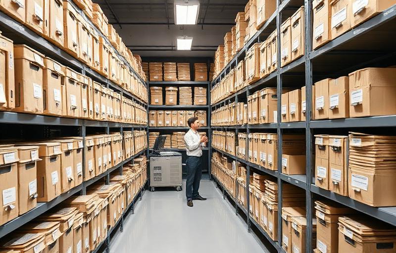 Déménagement d'archives et centres d'archivage