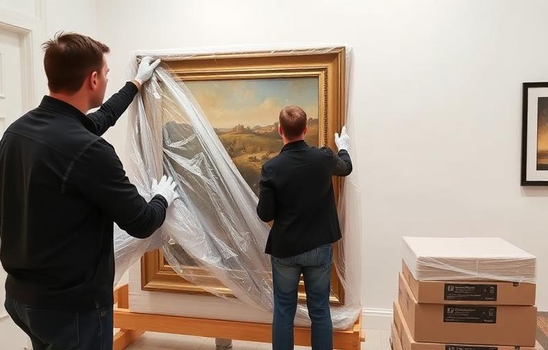 Déménagement d'œuvres d'art